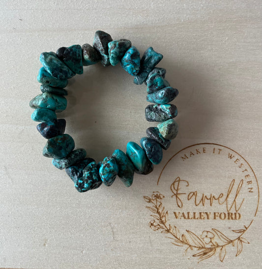 Genuine Stone Turquoise Bracelet